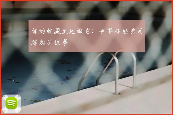 你的收藏里还缺它：世界杯经典用球购买故事